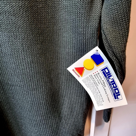 Vintage Linda Lundstrom Sage Green Oversized Sweater Brand New - Picture 5 of 9